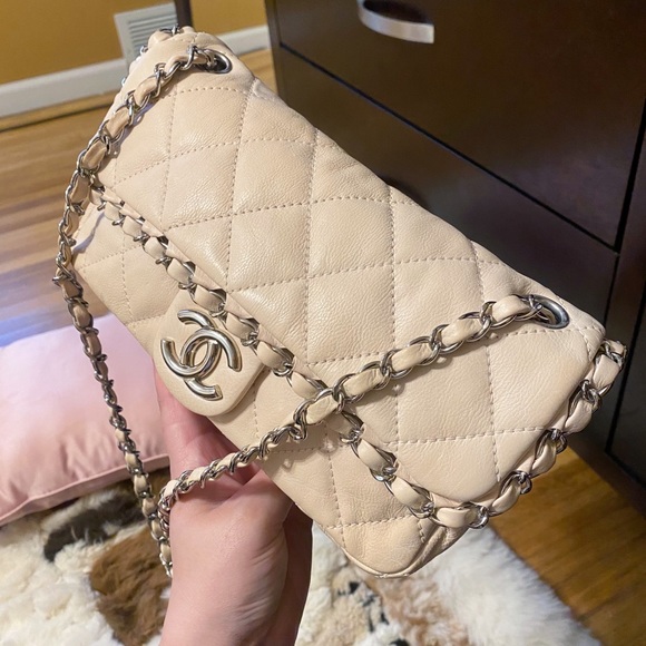 chanel borsa classica con patta